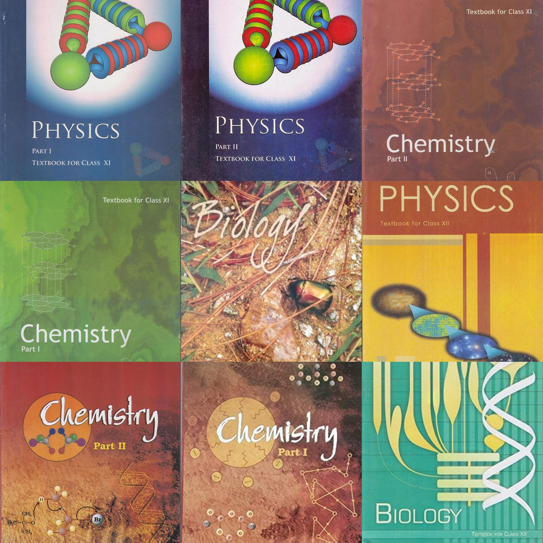 PCB books set of class 11th-12th including 10 books of Physics, Chemistry, Biology English Medium (Special NEET preparation Combo)- Latest edition as per NCERT