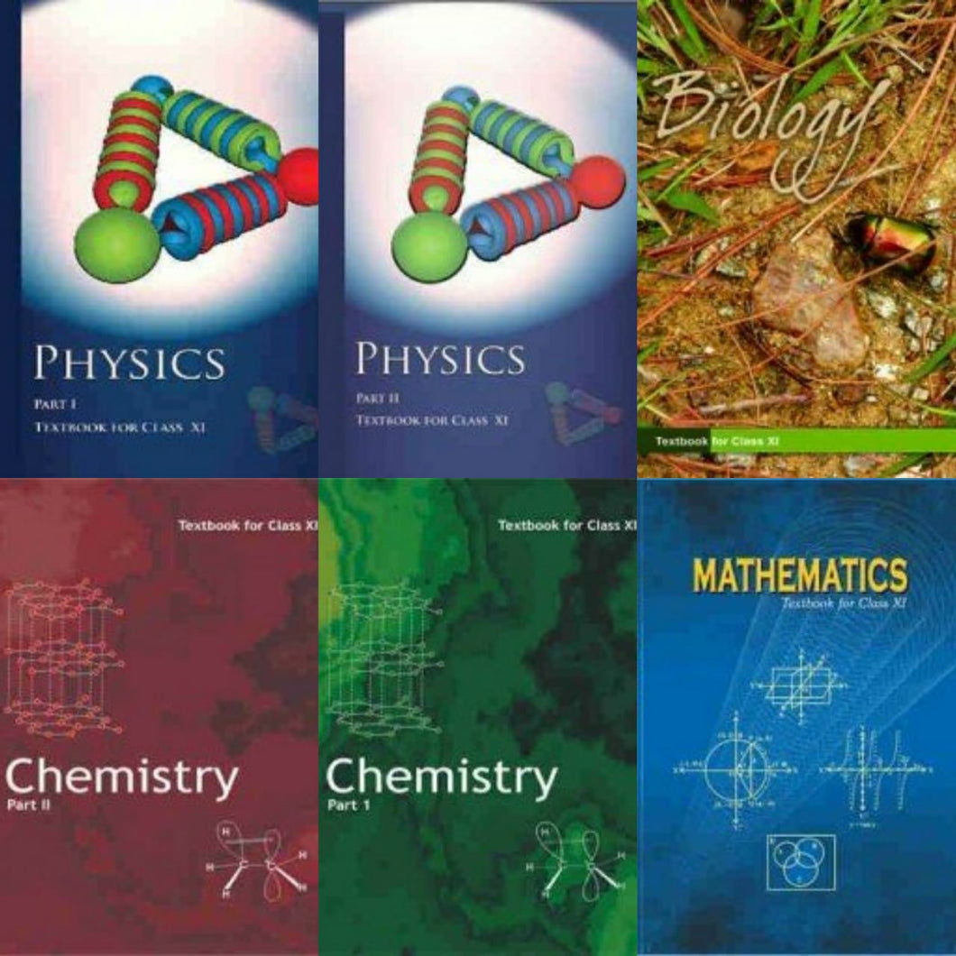 NCERT PCMB Books Set of 6 for class 11