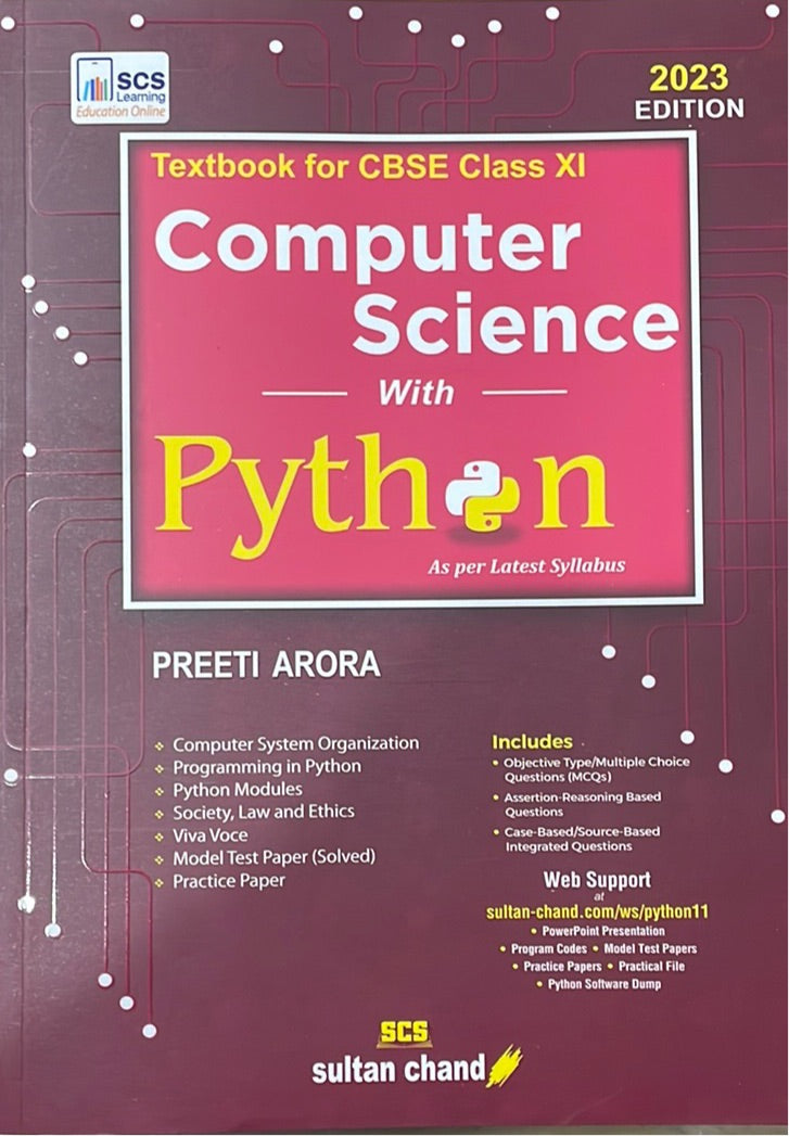 Computer Science With Python: Textbook For CBSE Class 11, 49% OFF
