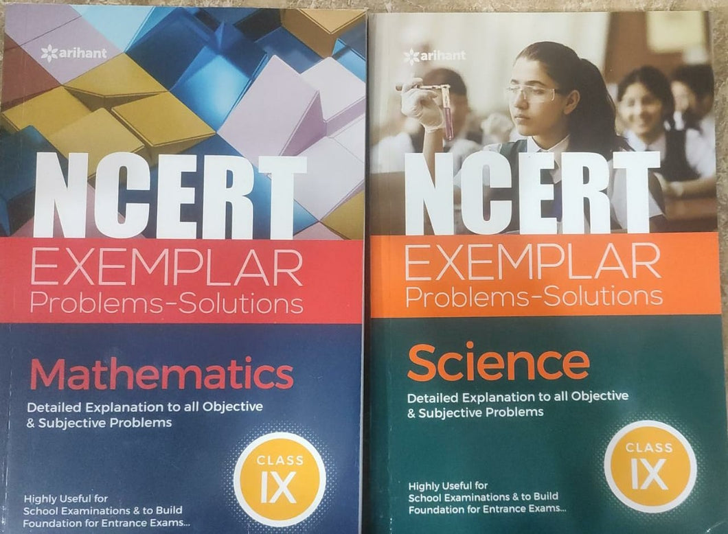 NCERT Exemplar Problems-Solutions for Science / Mathematics class 9 by Arihant
