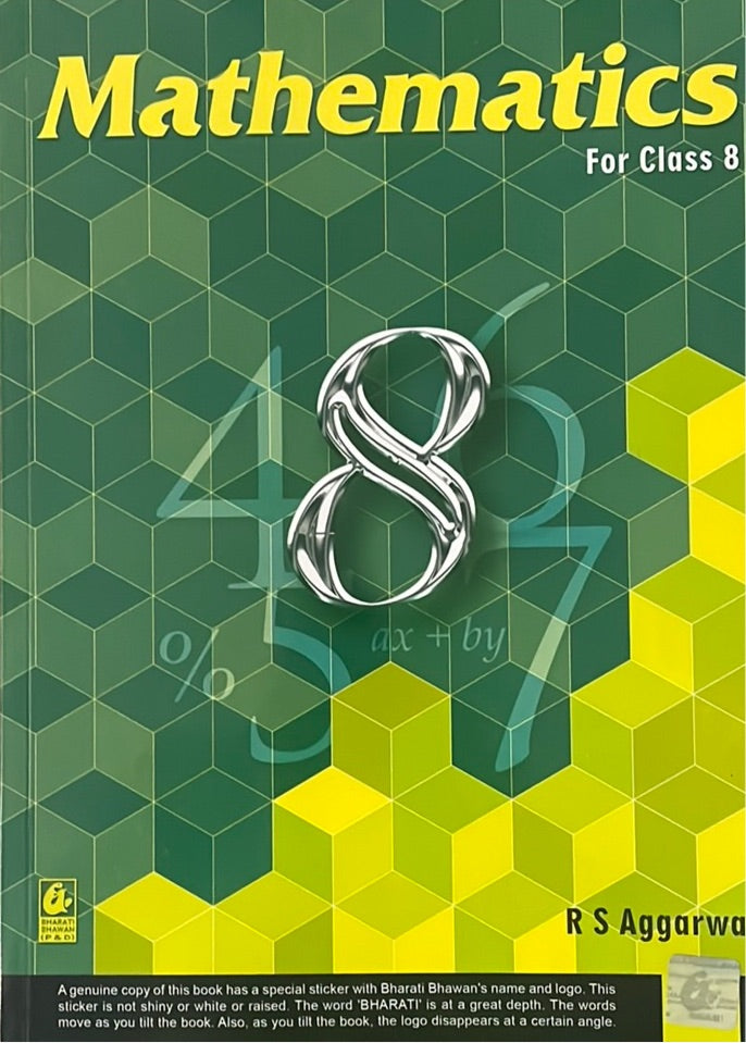 Mathematics for Class 8 by R S Aggarwal